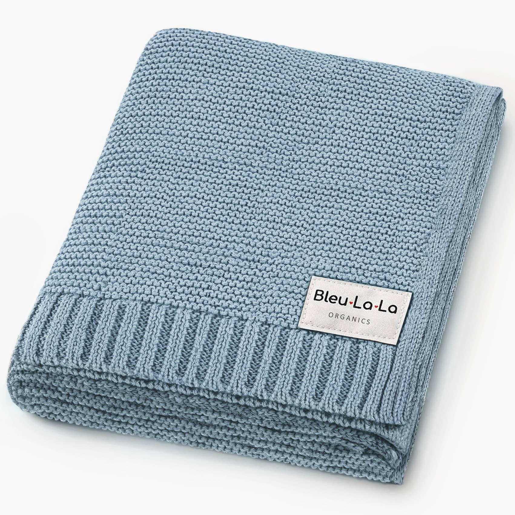 Heritage Knit 100% Organic Cotton Baby Blanket