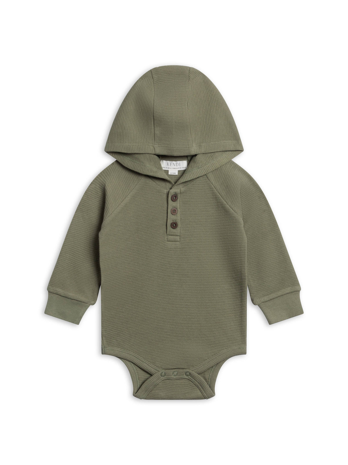 Cole Waffle Knit Hoodie Bodysuit