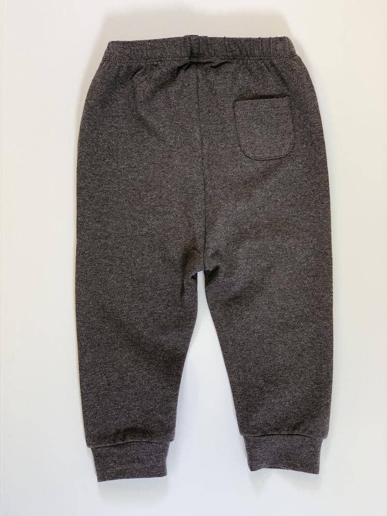 Drawstring Jogger Pants - Charcoal