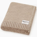 Heritage Knit 100% Organic Cotton Baby Blanket