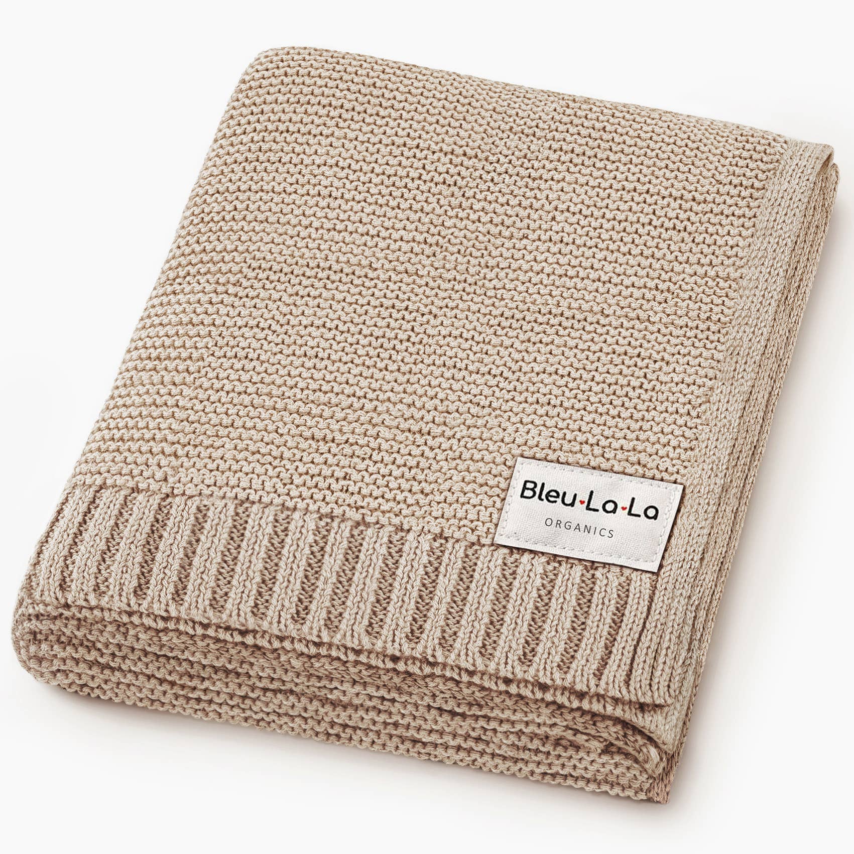 Heritage Knit 100% Organic Cotton Baby Blanket