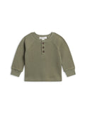 Jones Waffle Knit Henley Shirt