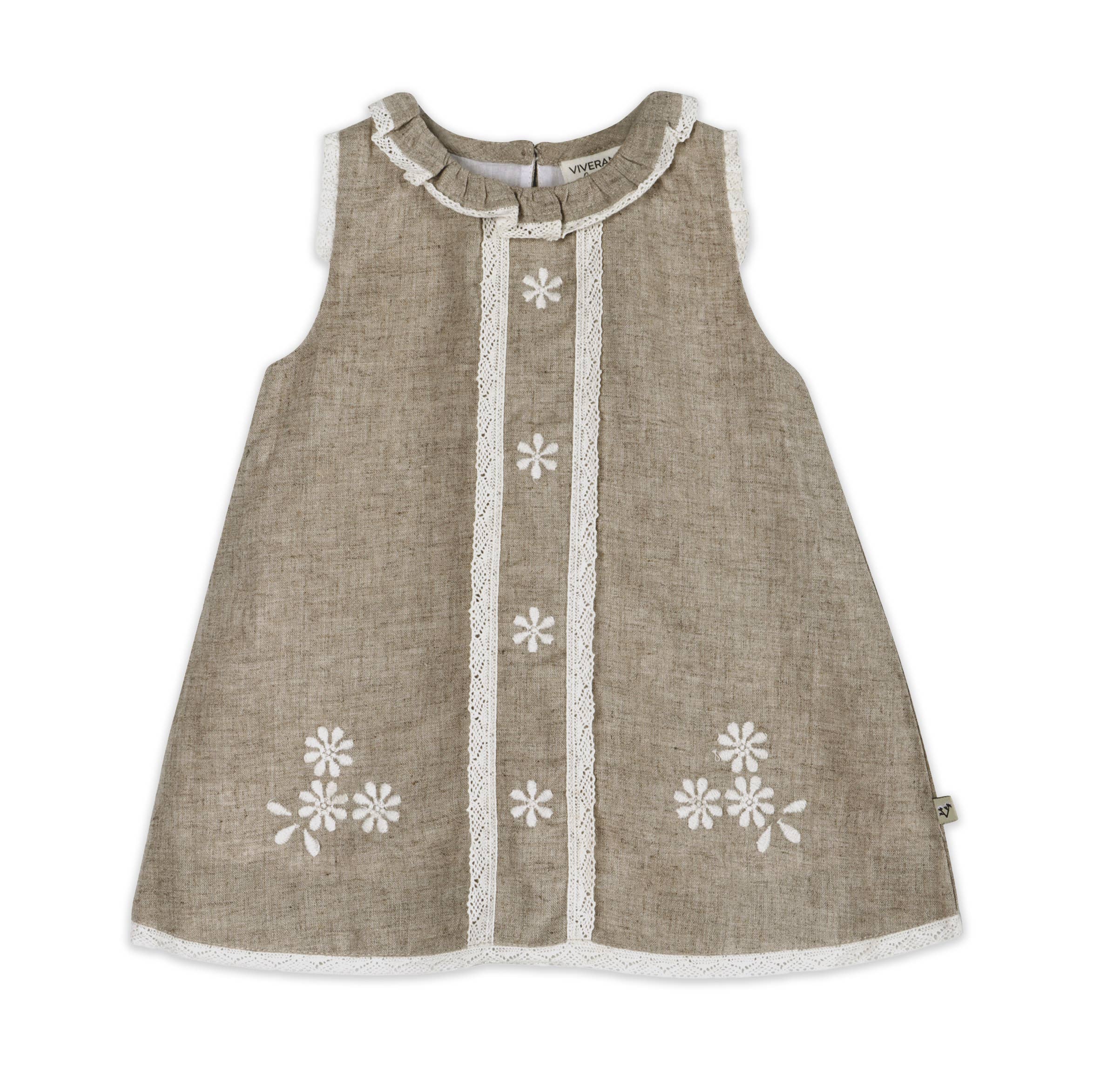 Kate Floral Embroidered Dress + Bloomer