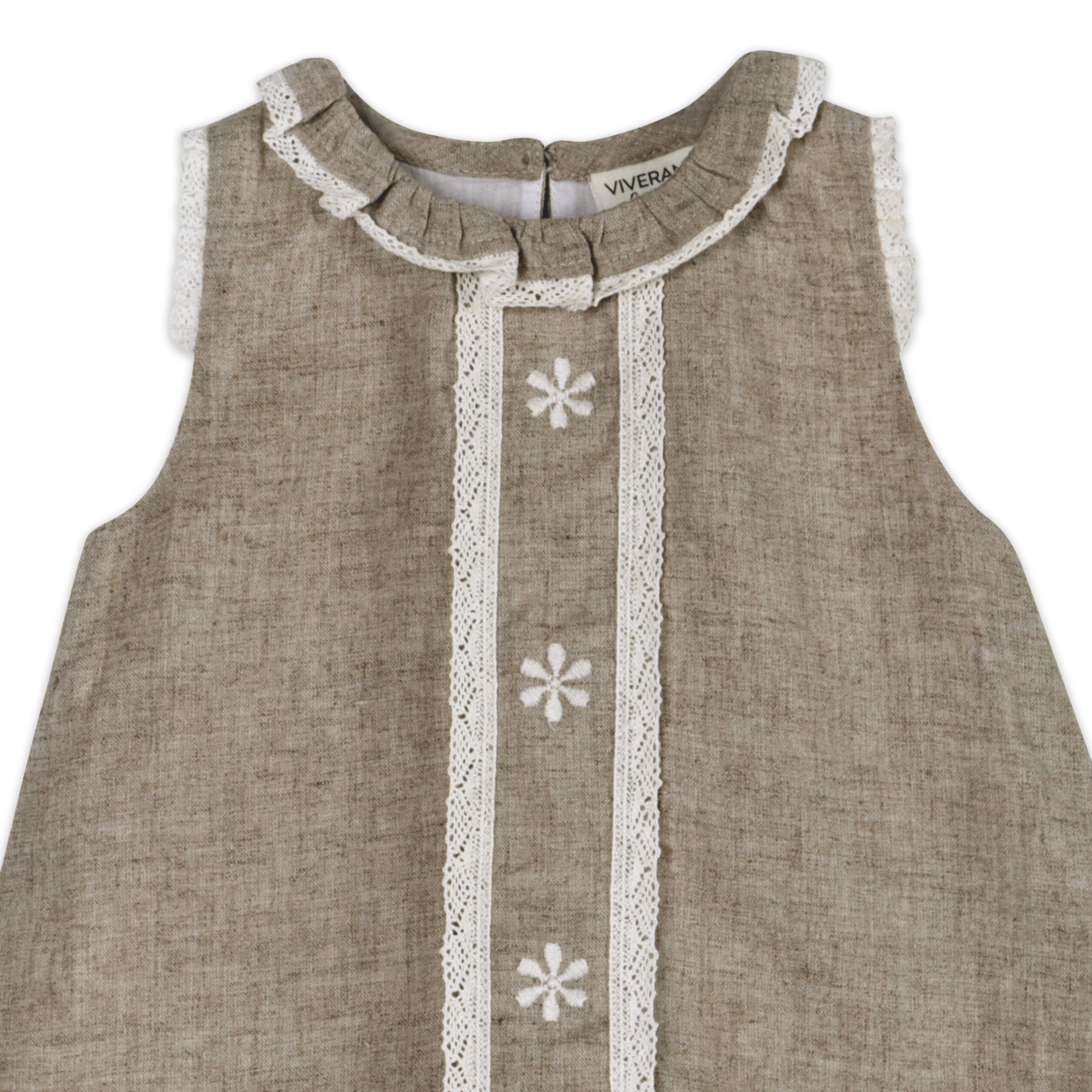 Kate Floral Embroidered Dress + Bloomer