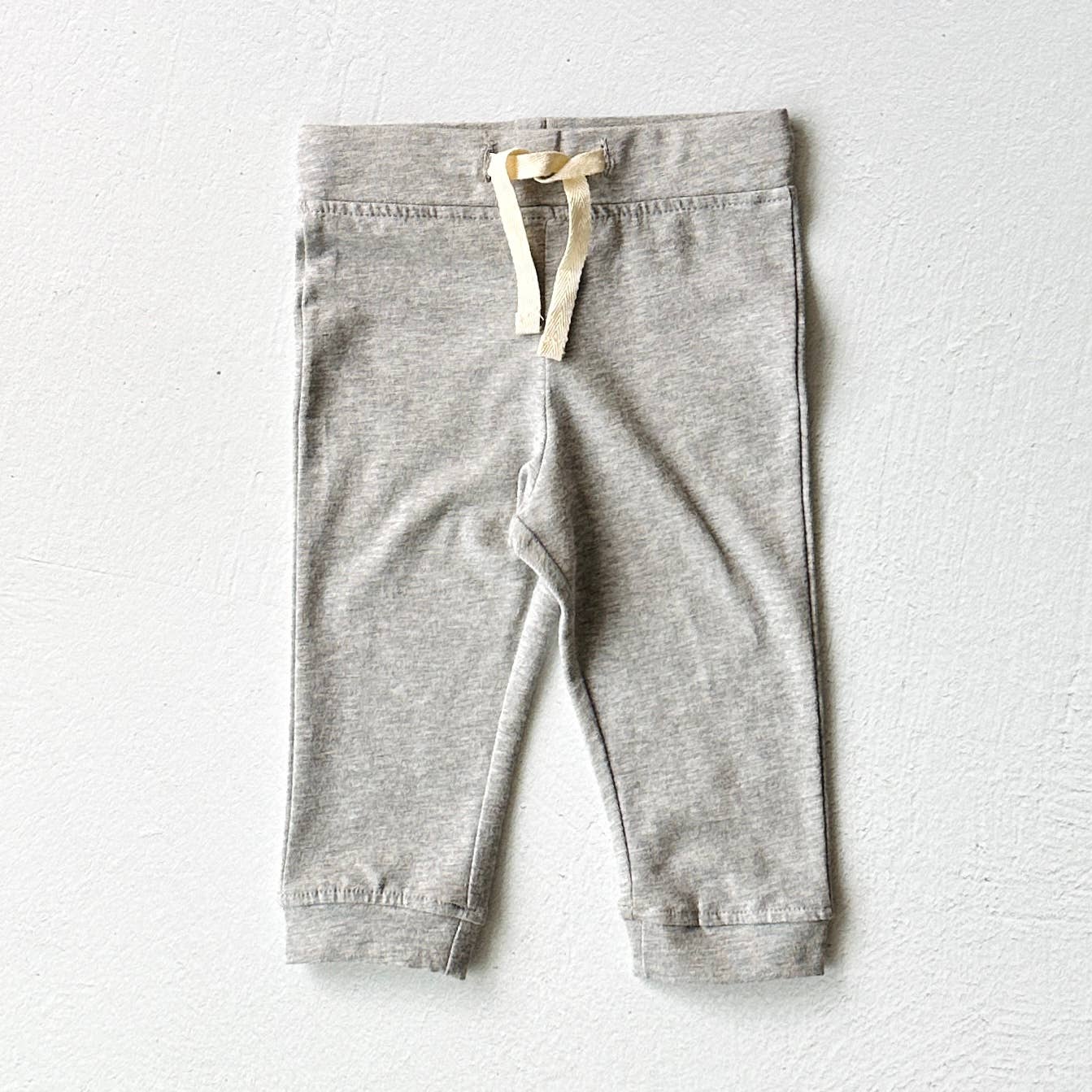 Drawstring Jogger Pants - Heather Grey