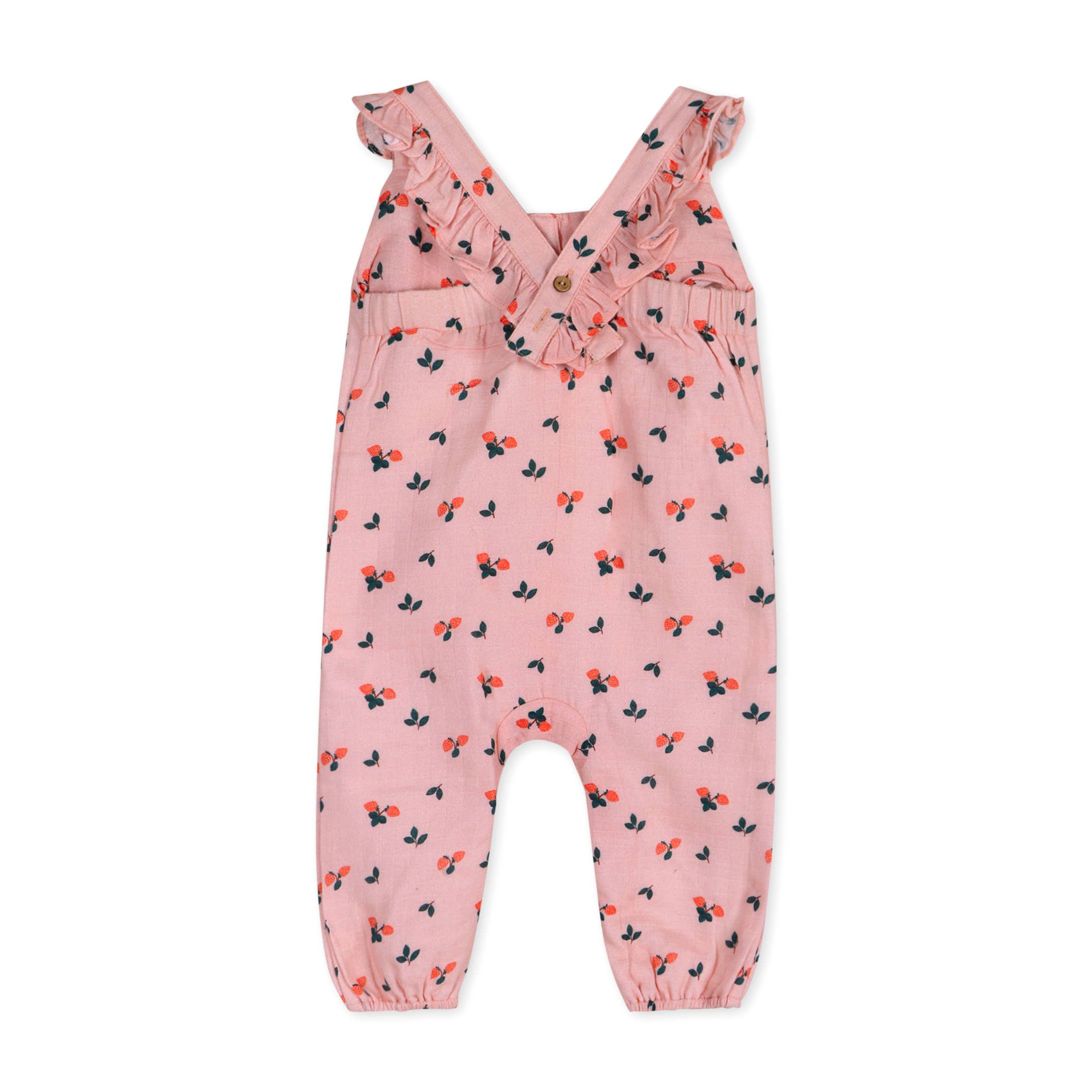 Strawberry Ruffled Jumpsuit
