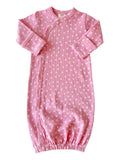 Pink Flower Pointelle Gown